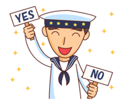 Minggoy the Navy animated! sticker #14419696