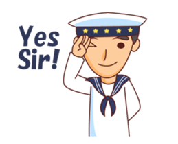 Minggoy the Navy animated! sticker #14419700