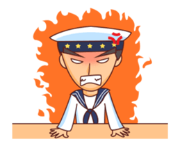 Minggoy the Navy animated! sticker #14419702