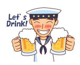 Minggoy the Navy animated! sticker #14419707