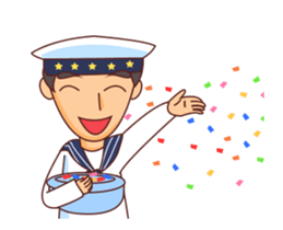 Minggoy the Navy animated! sticker #14419713