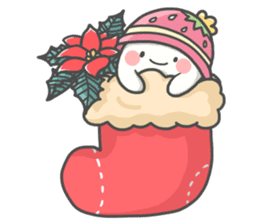 Merry Christmas_cute mochi ghost (4) sticker #14420072