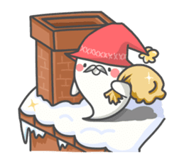 Merry Christmas_cute mochi ghost (4) sticker #14420073