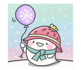 Merry Christmas_cute mochi ghost (4) sticker #14420076