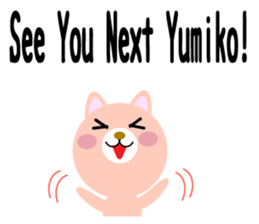 Daily life of a cute yumiko. sticker #14420130