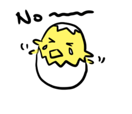 Egg chick stickers sticker #14420750