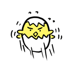 Egg chick stickers sticker #14420757