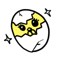 Egg chick stickers sticker #14420768
