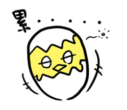 Egg chick stickers sticker #14420771