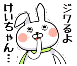 Kei-chan exclusive rabbit sticker #14421423