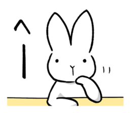 White rabbit usami usataro sticker #14422258