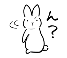 White rabbit usami usataro sticker #14422262