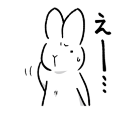 White rabbit usami usataro sticker #14422264