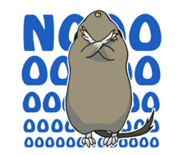 Octodon degus sticker #14422399