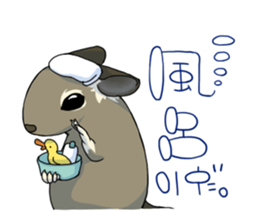 Octodon degus sticker #14422412