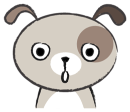 Round round puppy sticker #14422681