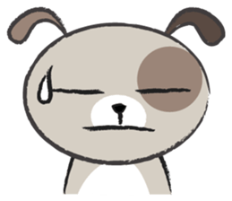 Round round puppy sticker #14422683