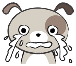 Round round puppy sticker #14422694