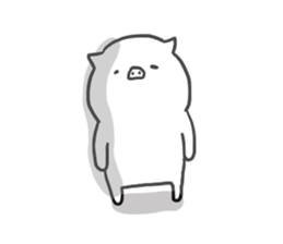 PIG FACE 2 sticker #14423096