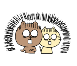 Kumakichi and Nekosuke vol.2 sticker #14423657