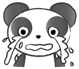 round round panda sticker #14423712