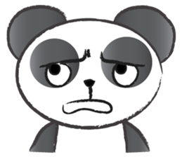 round round panda sticker #14423729