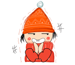 Naughty Snow Boy sticker #14423940