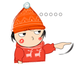 Naughty Snow Boy sticker #14423944