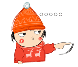 Naughty Snow Boy sticker #14423944