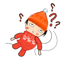 Naughty Snow Boy sticker #14423950