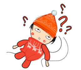 Naughty Snow Boy sticker #14423950