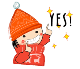 Naughty Snow Boy sticker #14423968