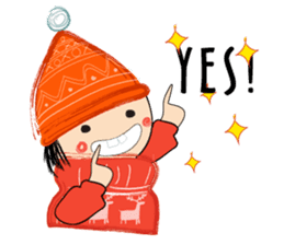 Naughty Snow Boy sticker #14423968