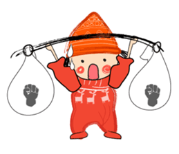 Naughty Snow Boy sticker #14423969