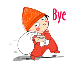 Naughty Snow Boy sticker #14423970