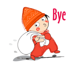 Naughty Snow Boy sticker #14423970