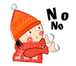 Naughty Snow Boy sticker #14423973
