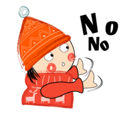 Naughty Snow Boy sticker #14423973