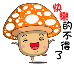 Charming World of Mushrooms sticker #14424597