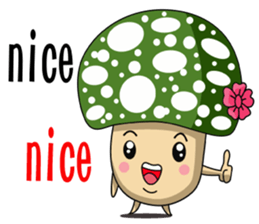 Charming World of Mushrooms sticker #14424605