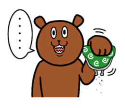 Easy to use bear sticker sticker #14424814