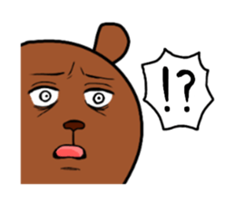 Easy to use bear sticker sticker #14424835