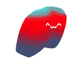 Beautiful colorful something sticker #14424927