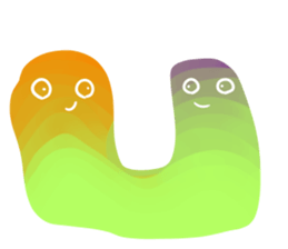 Beautiful colorful something sticker #14424931