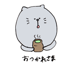 round-shape-face animals sticker #14425036