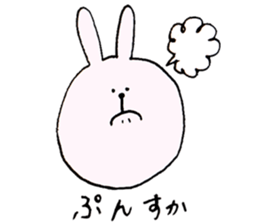 round-shape-face animals sticker #14425047