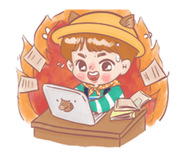 Happy Line sticker #14425648