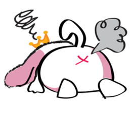 Puppy Looks Forward New Year sticker #14426094