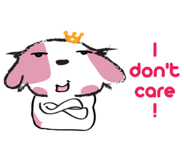 Puppy Looks Forward New Year sticker #14426103