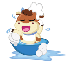 A Little Cute Cow sticker #14426371